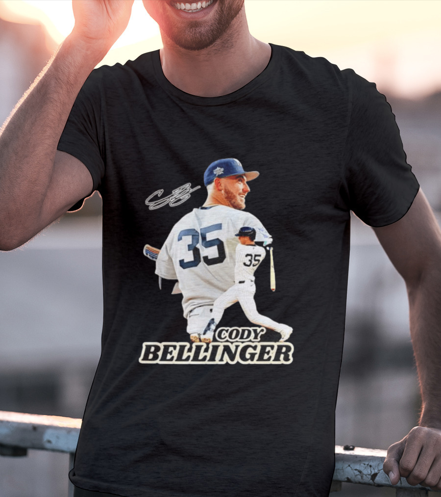 Cody Bellinger 35 New York Yankees MLB Baseball Player T-Shirt