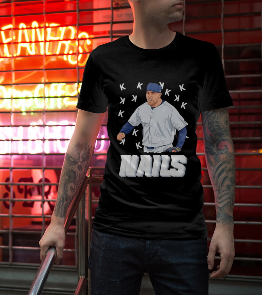 Logan Gilbert Strikeout Pitcher Seattle Mariners NAILS Baseball Fan T-Shirt