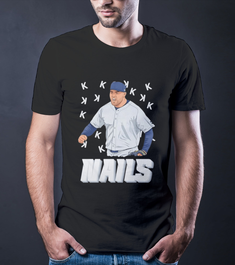 Logan Gilbert Strikeout Pitcher Seattle Mariners NAILS Baseball Fan T-Shirt