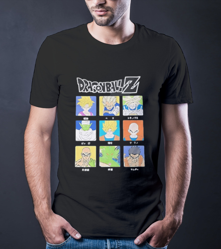 Dragon Ball Z Gohan Vegeta Trunks Piccolo Goku Krillin Tien Shenron Yamcha Anime Characters T-Shirt