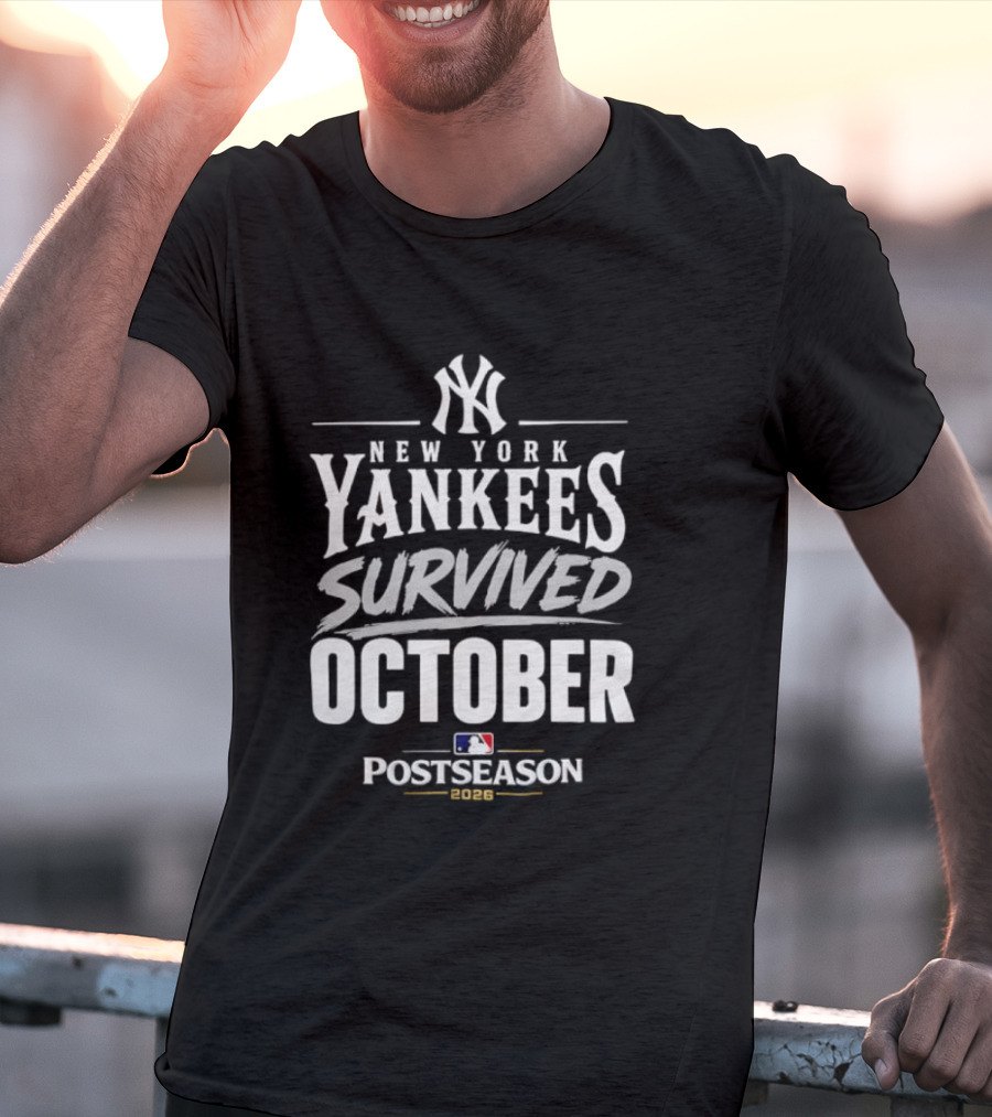 New York Yankees Survived October MLB Postseason 2026 T-Shirt