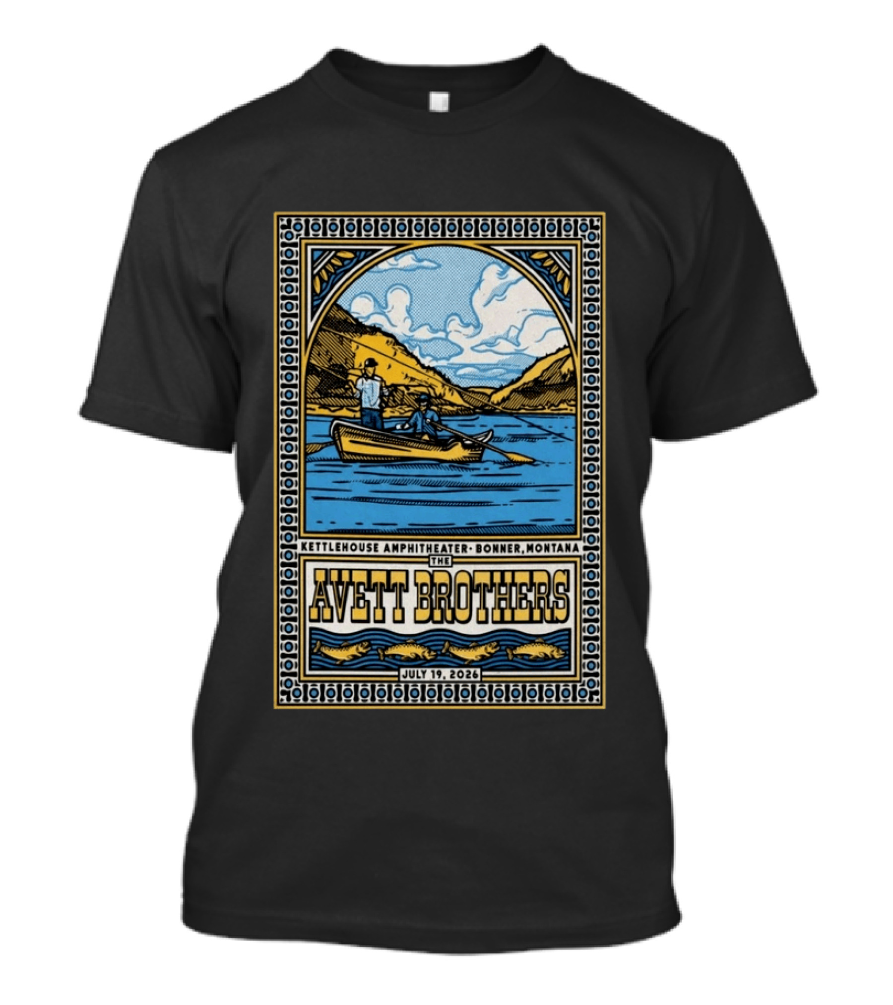 The Avett Brothers KettleHouse Amphitheater Bonner Montana July 19 2026 T-Shirt
