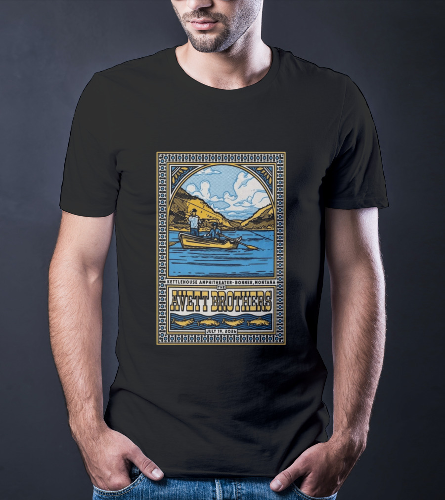 The Avett Brothers KettleHouse Amphitheater Bonner Montana July 19 2026 T-Shirt