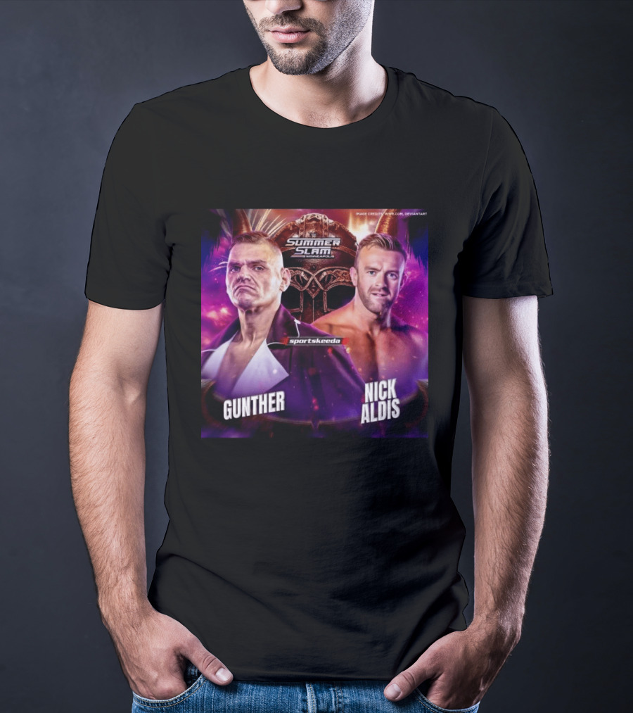 SummerSlam 2026 Gunther Vs Nick Aldis WWE Minneapolis Showdown T-Shirt