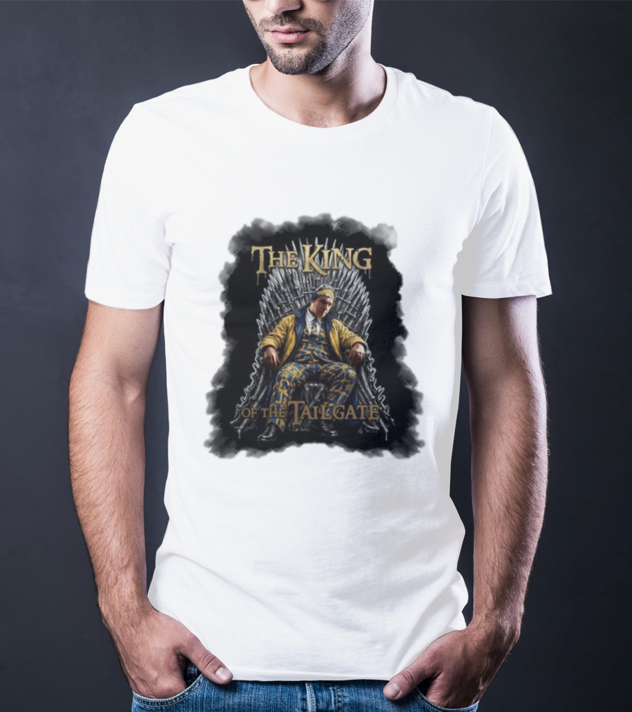 The King Of The Tailgate Chicago Bears Bill Murray Thrones Chair T-Shirt