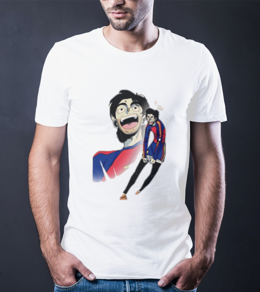 Ferran Torres Spain National Football Team Cartoon T-Shirt