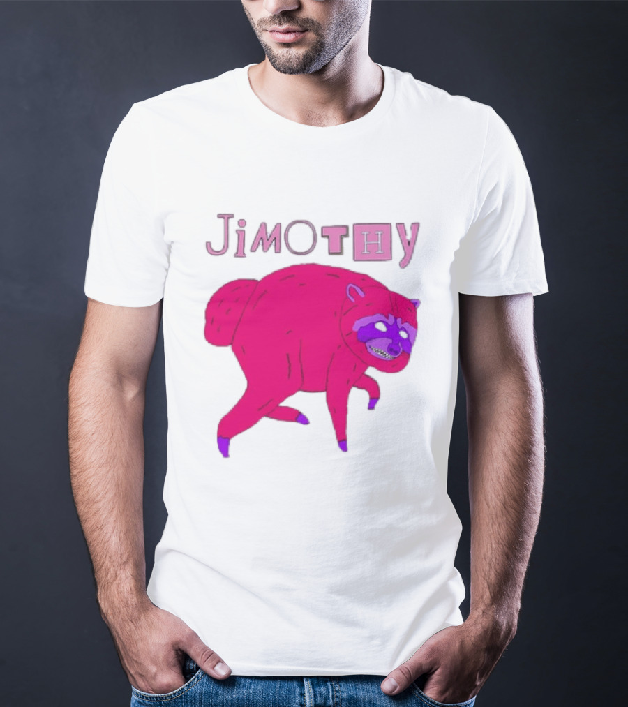 Jimothy Pink Raccoon T-Shirt