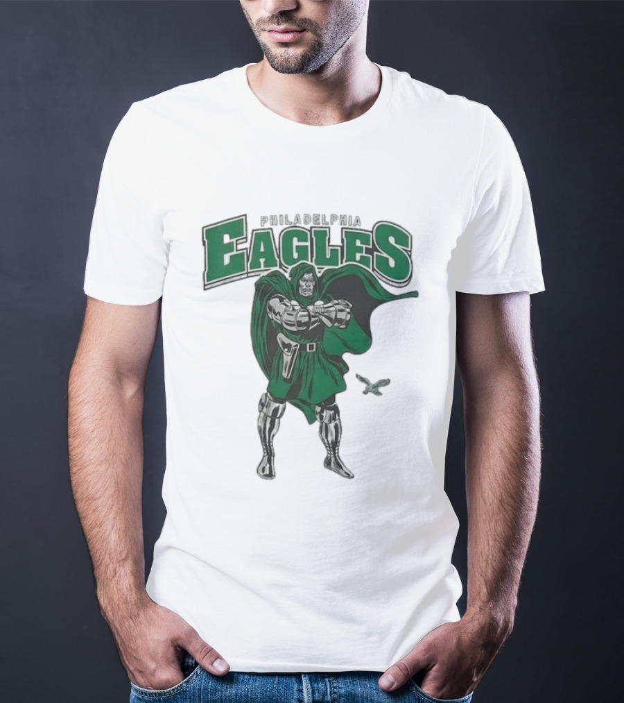 Philadelphia Eagles Doctor Doom 2026 Villain Collaboration T-Shirt