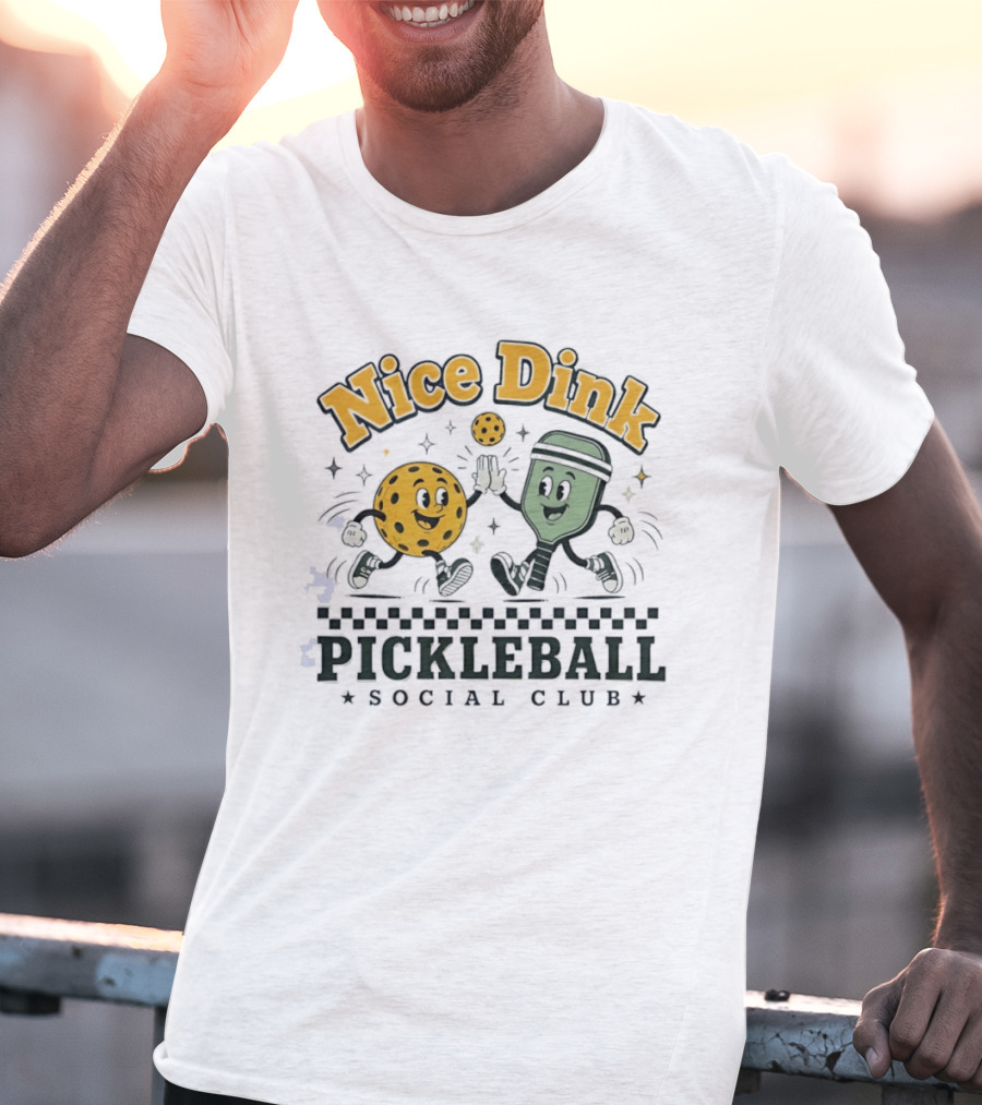 Nice Dink Pickleball Social Club High Five T-Shirt
