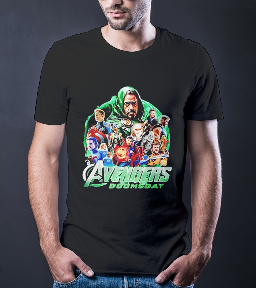 Avengers Doomsday Iron Man Captain America Marvel T-Shirt