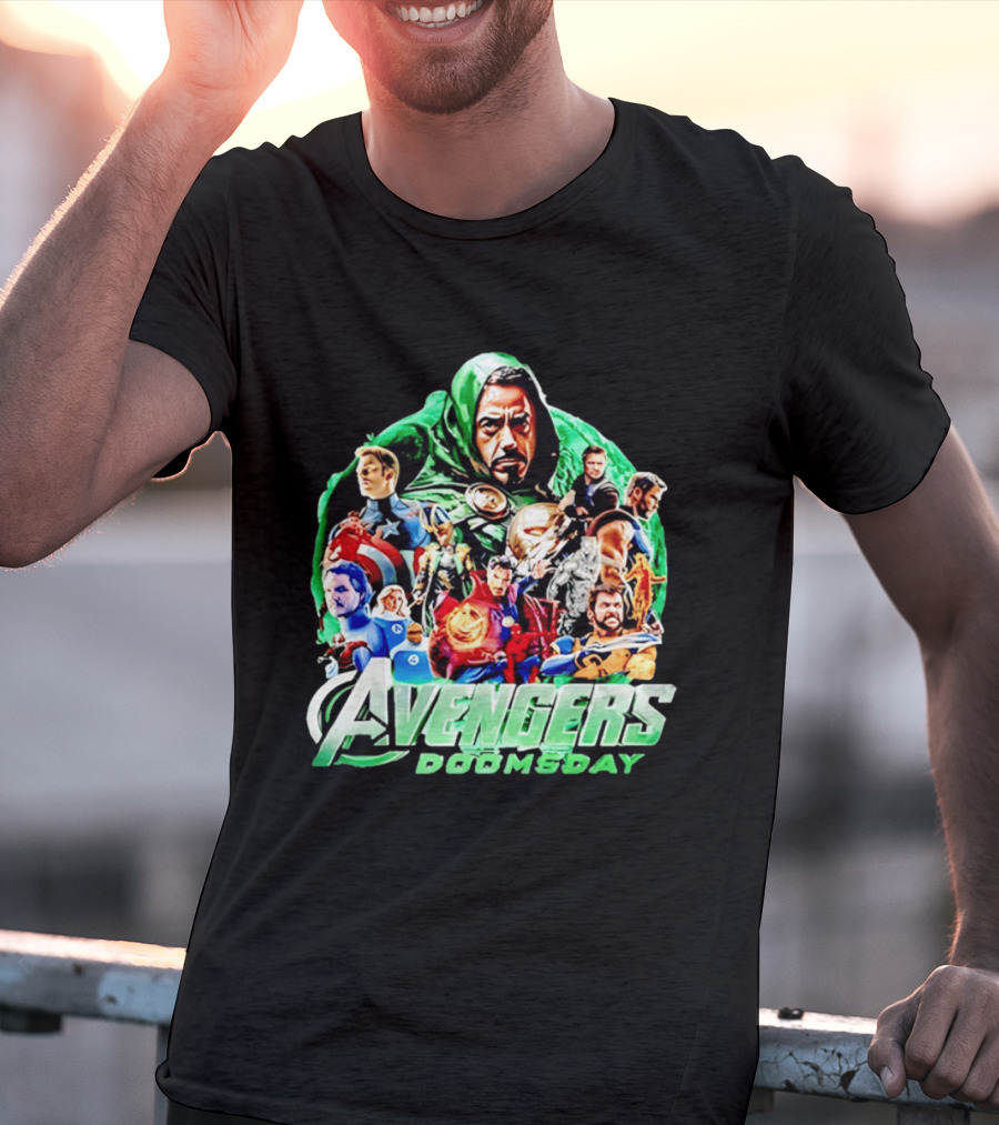 Avengers Doomsday Iron Man Captain America Marvel T-Shirt