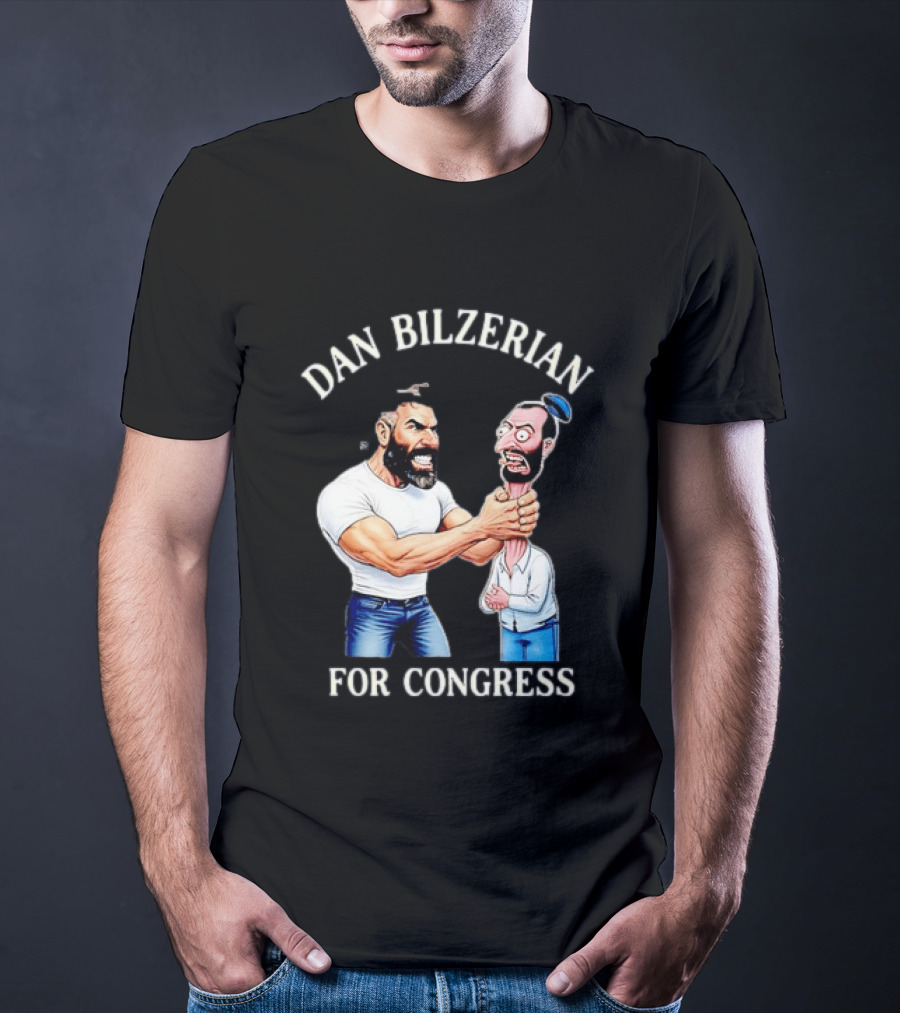 Dan Bilzerian For Congress Political Meme Cartoon T-Shirt