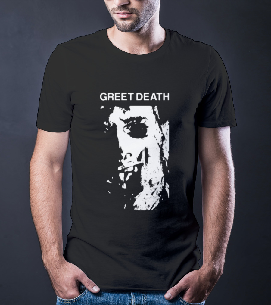Evil Greed Store Greet Death Leatherface Horror T-Shirt