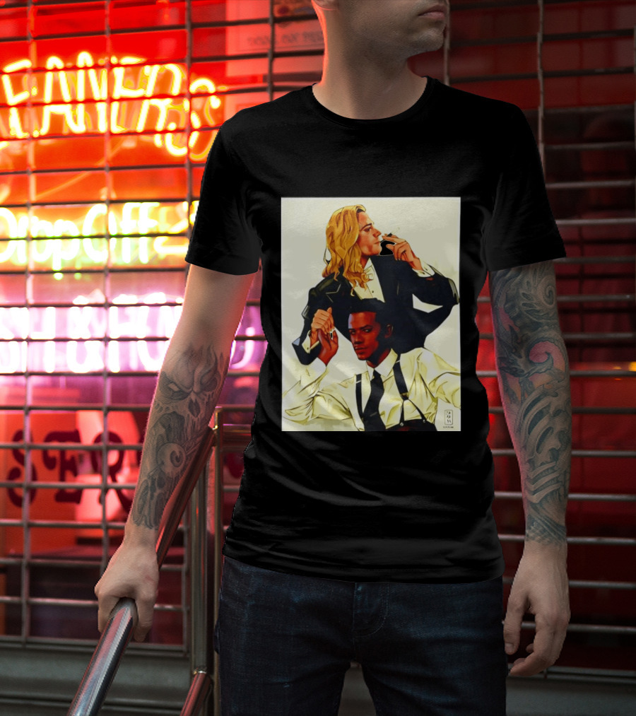 JMH Interview With The Vampire Lestat And Louis Smoking Portraits T-Shirt