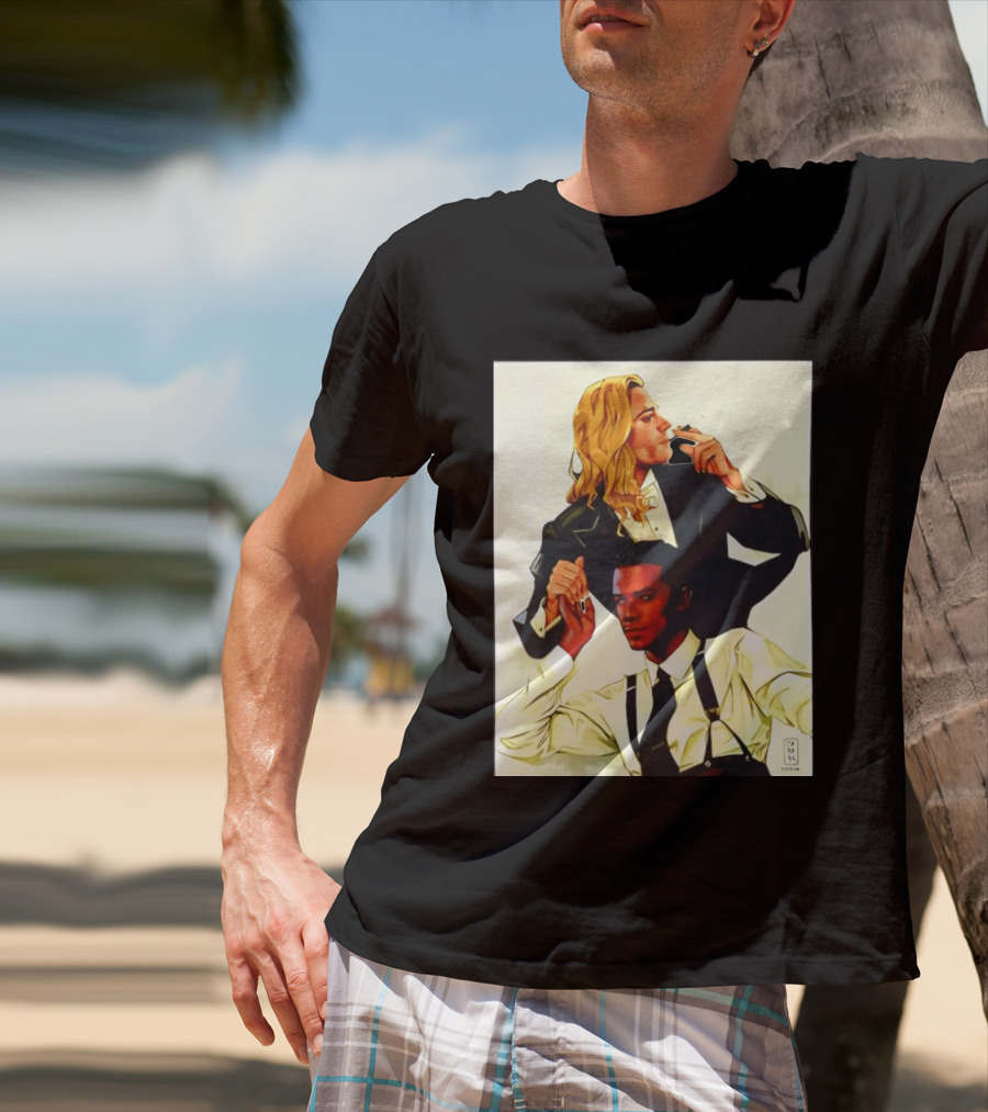 JMH Interview With The Vampire Lestat And Louis Smoking Portraits T-Shirt
