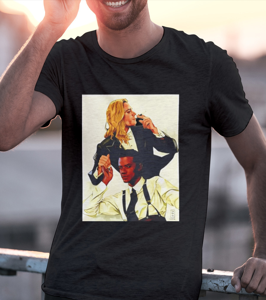 JMH Interview With The Vampire Lestat And Louis Smoking Portraits T-Shirt