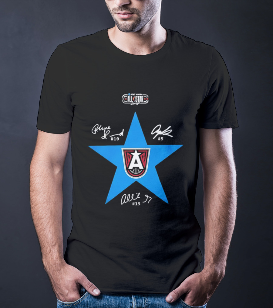 WNBA All Star Chicago Edition 2020 Signatures Star T-Shirt