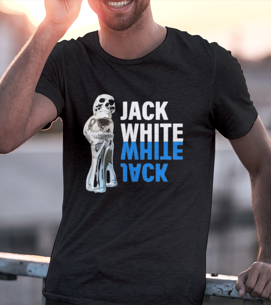 Jack White Frozen Charlatan Skull Third Man Records Store T-Shirt