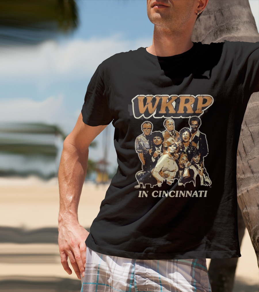 WKRP In Cincinnati Classic TV Show Cast Ensemble T-Shirt