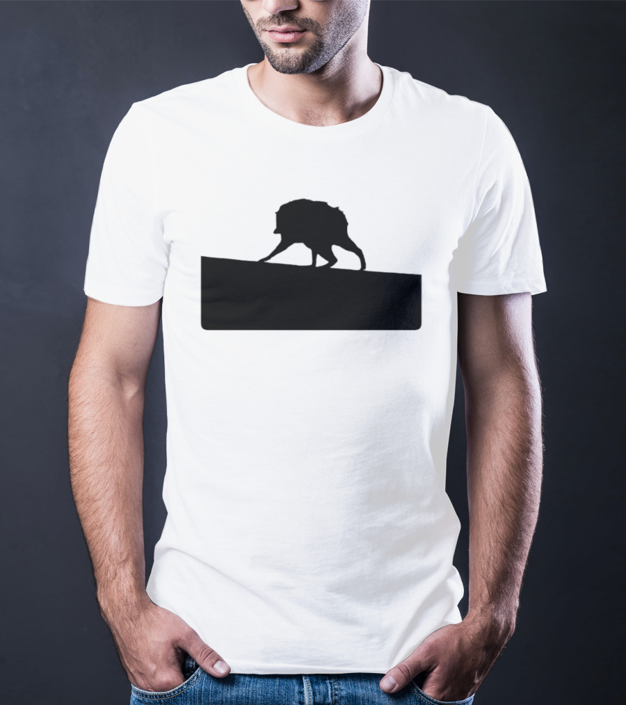 Jimothy Raccoon Trash Silhouette Mock Political Campaign T-Shirt