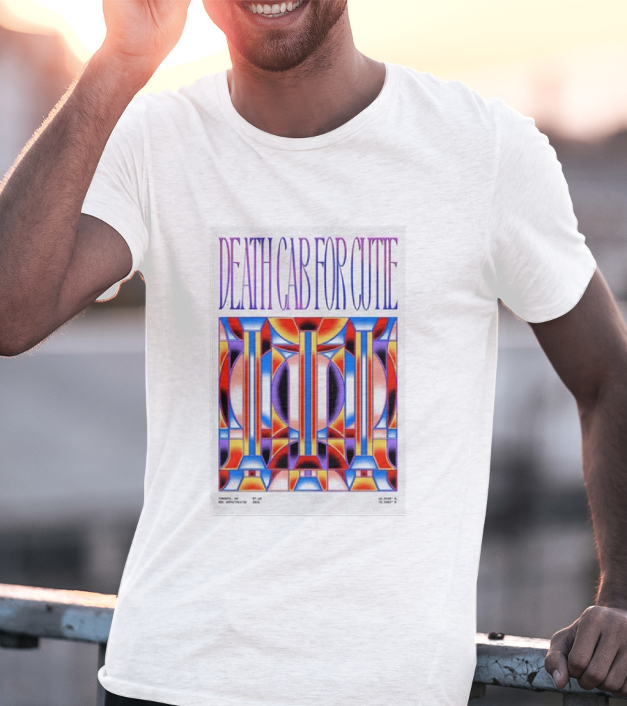 Death Cab For Cutie Toronto ON 07 19 2026 Tour Geometric T-Shirt