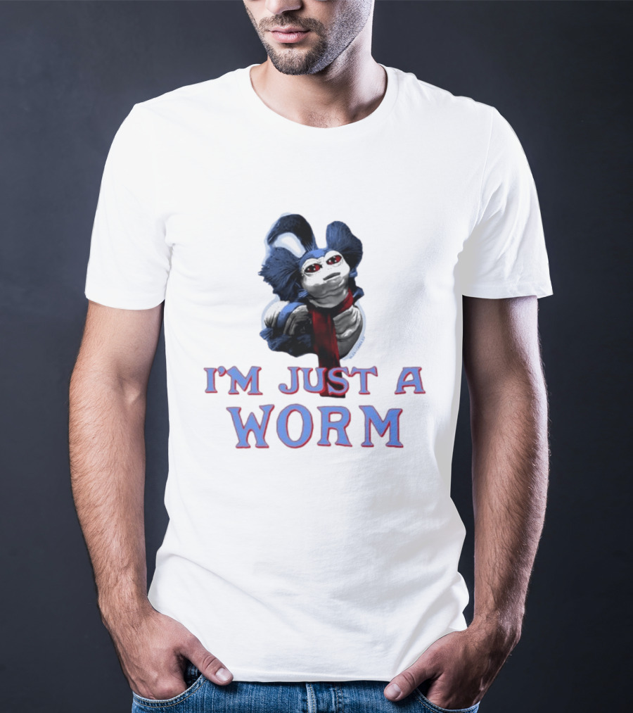 Labyrinth Movie Worm Character I'm Just A Worm T-Shirt
