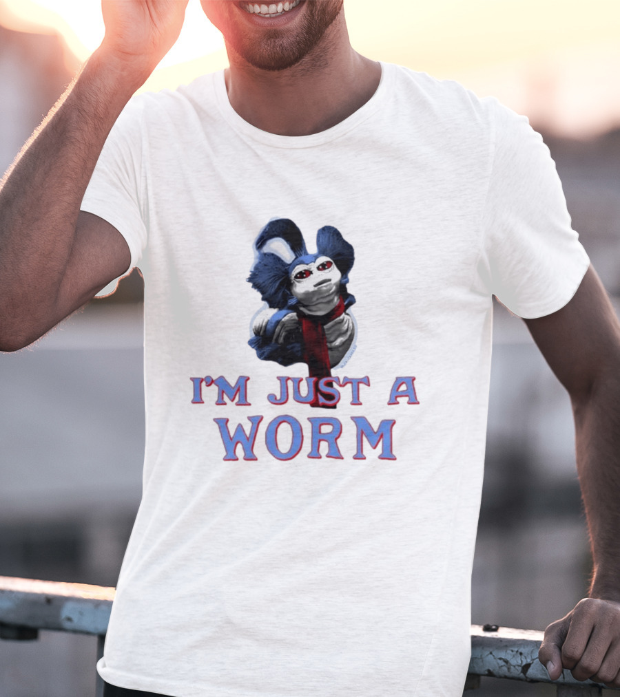 Labyrinth Movie Worm Character I'm Just A Worm T-Shirt