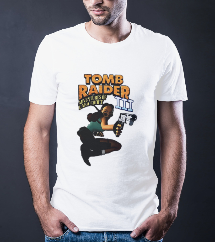 Tomb Raider Adventures Of Lara Croft III Classic Game T-Shirt