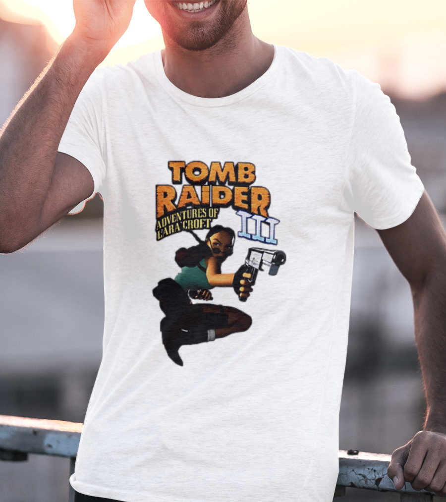 Tomb Raider Adventures Of Lara Croft III Classic Game T-Shirt