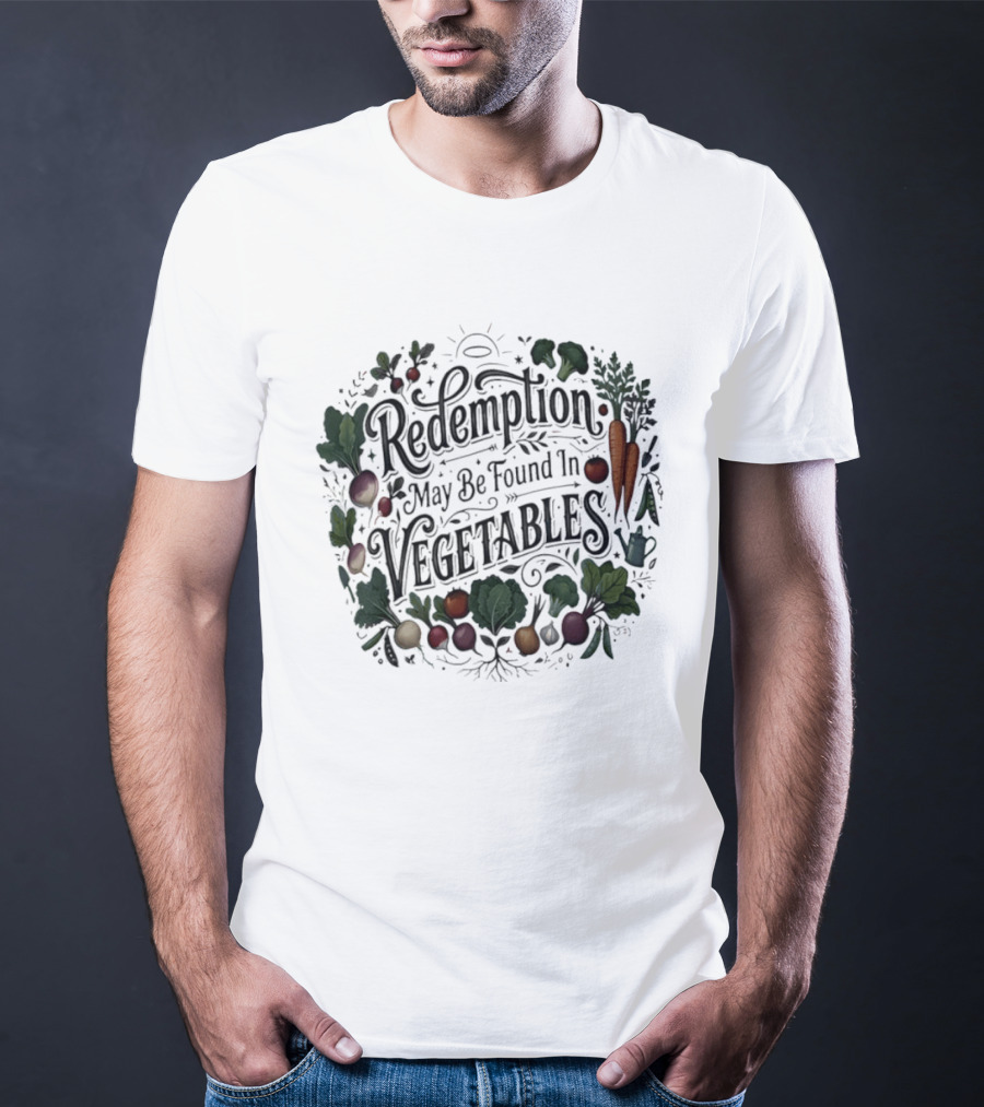 Redemption May Be Found In Vegetables Garden Vegetables T-Shirt