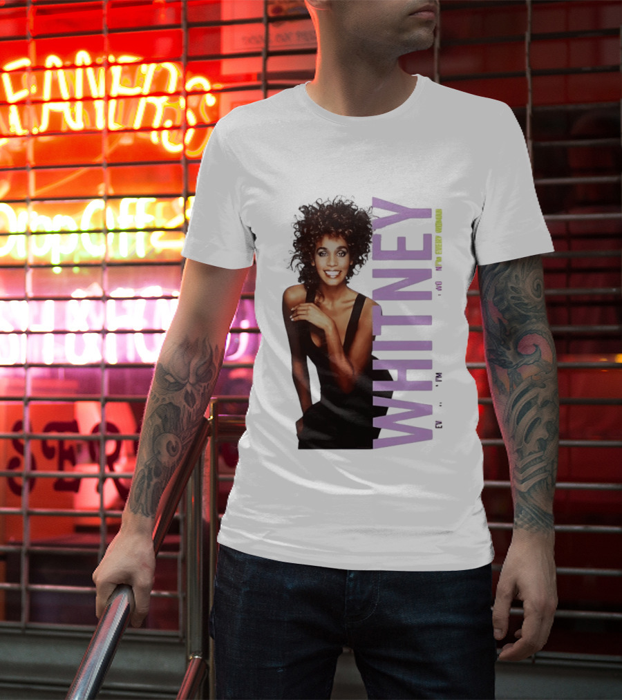 Whitney Houston I'm Every Woman Iconic Music Legend T-Shirt