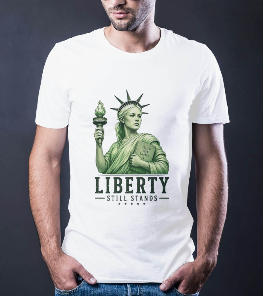 Sophie Cunningham Liberty Truth Over Silence Statue Still Stands T-Shirt