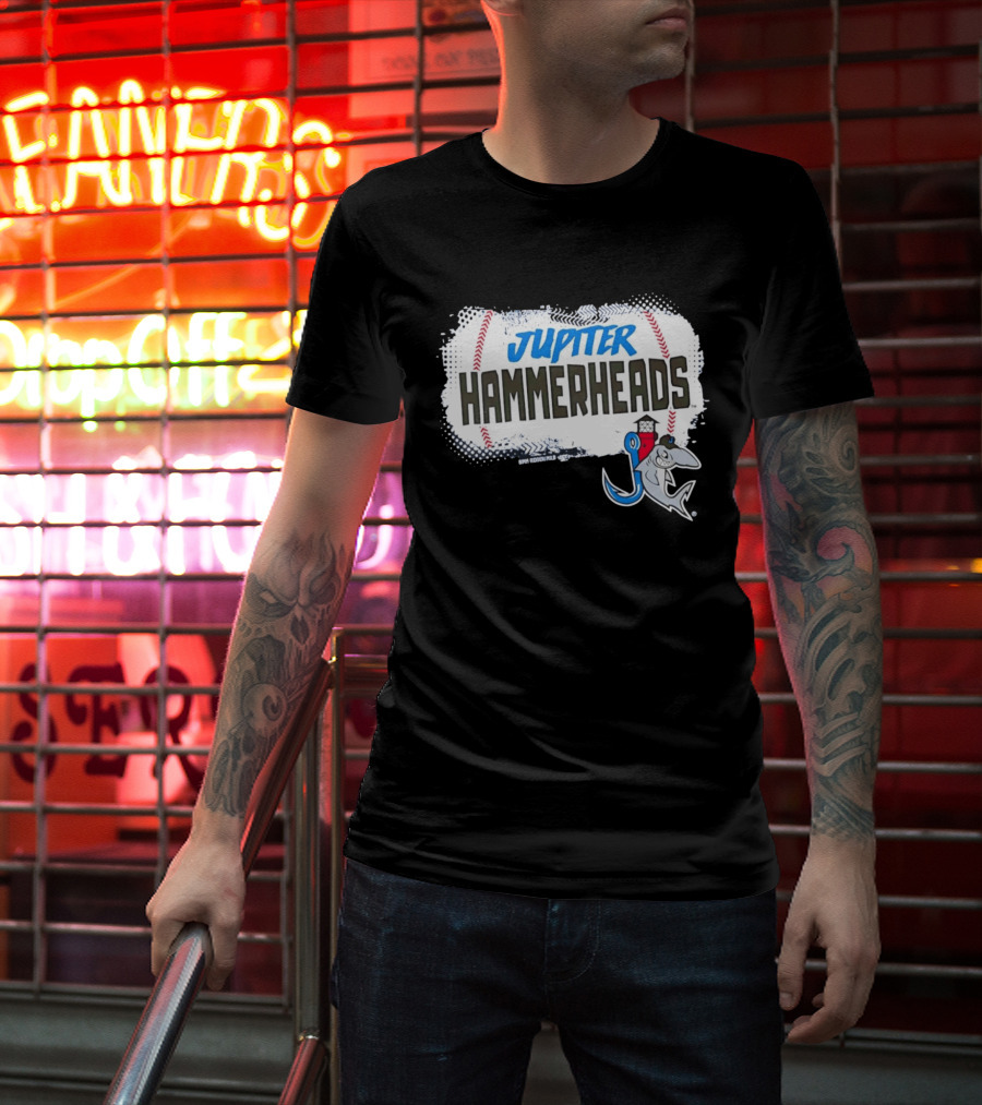 BIMM RIDDER MLB Jupiter Hammerheads Baseball Team MLB Sports T-Shirt