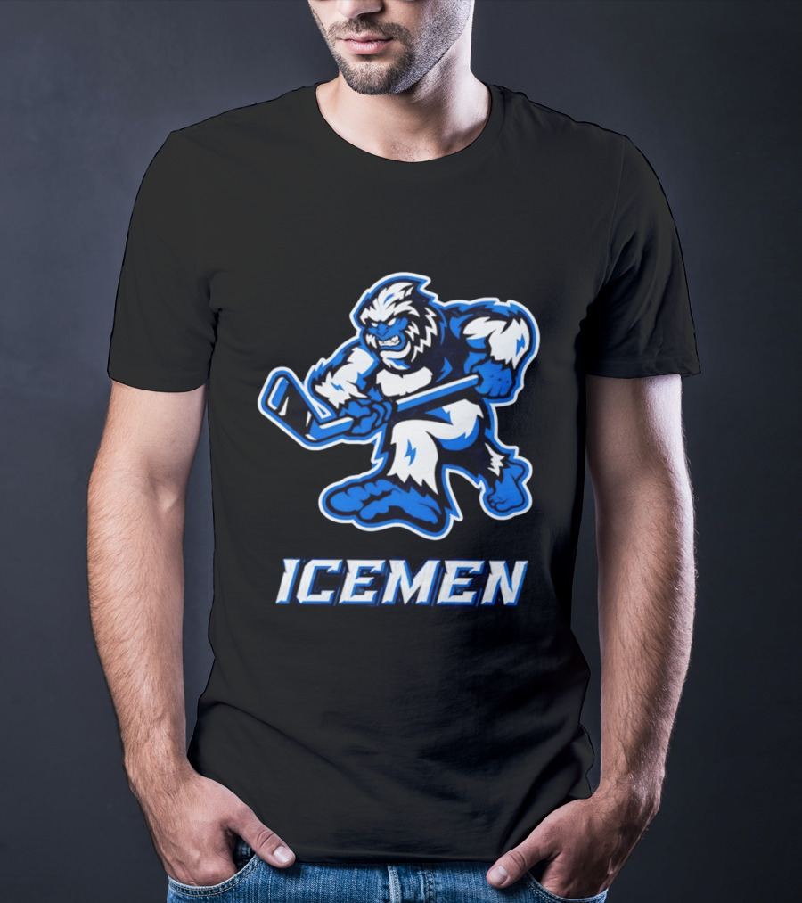 Icemen Yeti Hockey Player T-Shirt