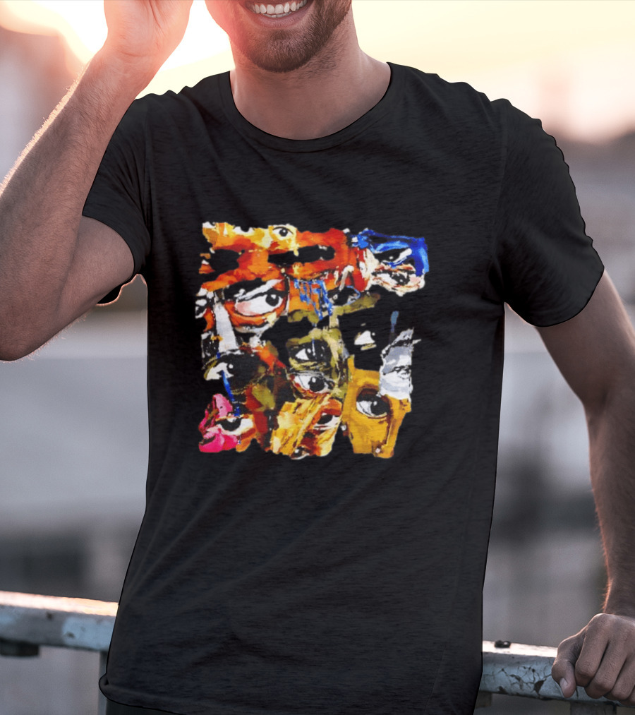 J Cole 4 Your Eyez Only Album Cover Collage Eyes Music T-Shirt
