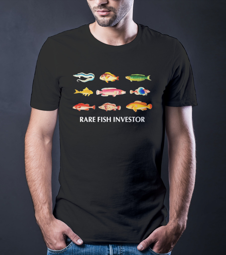 Rare Fish Investor Colorful Aquatic Collection T-Shirt