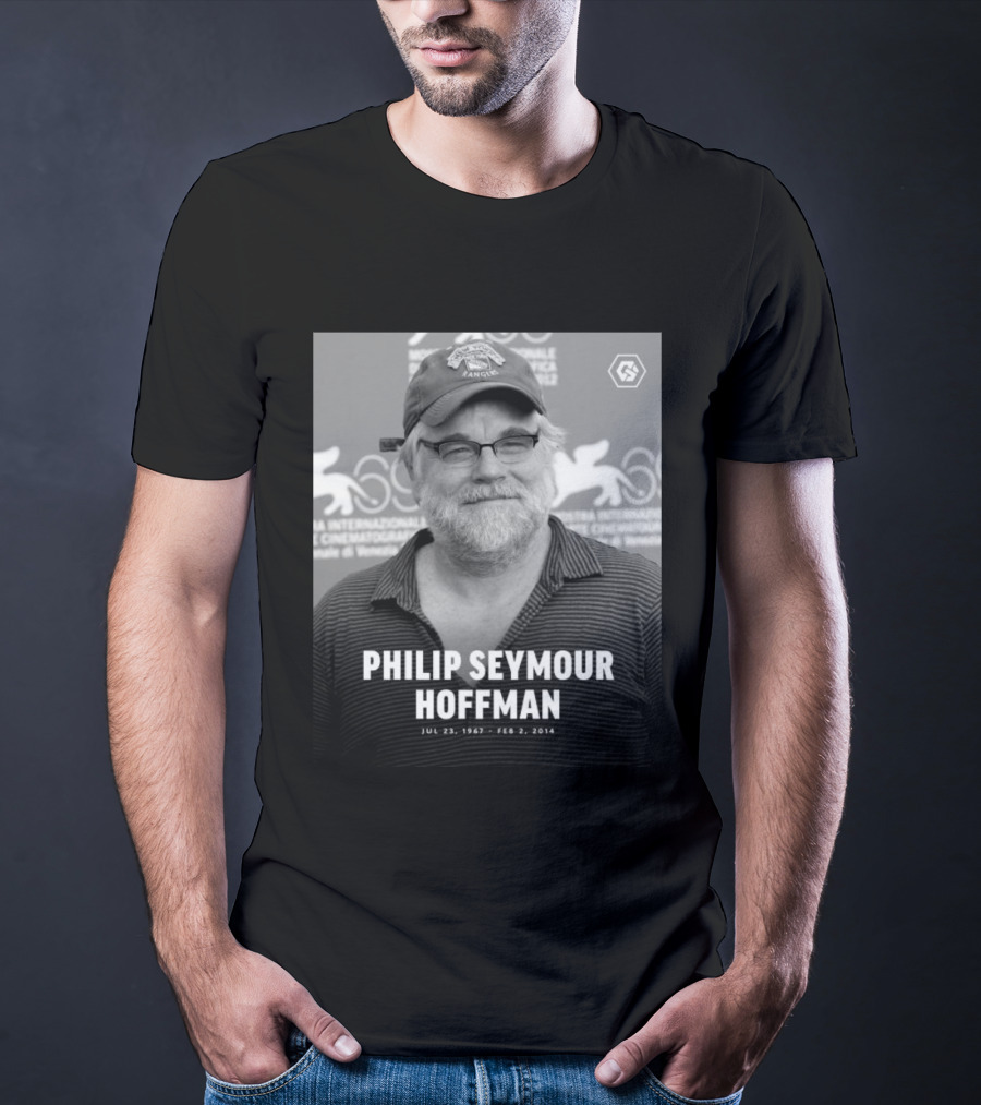 Philip Seymour Hoffman Venice Film Festival Memorial Jul 23 1967 Feb 2 2014 T-Shirt