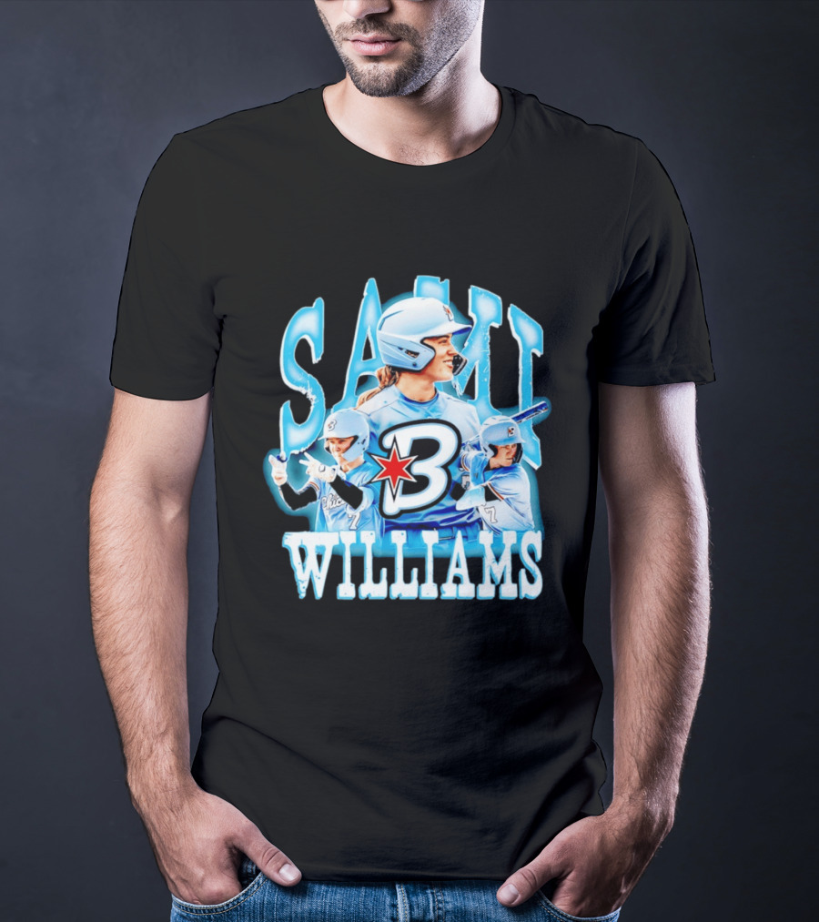 Sami Williams Chicago Bandits Softball Player Star Jersey Number 7 T-Shirt