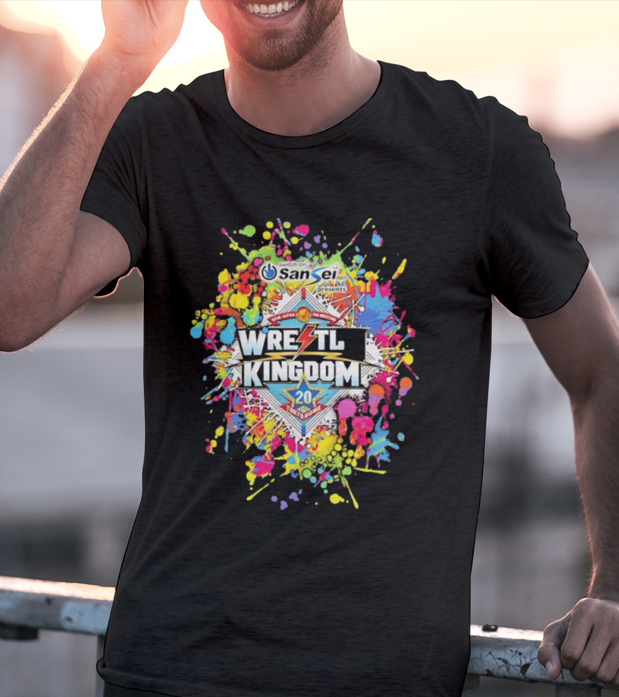 New Japan Pro Wrestling Wrestle Kingdom 20 Tokyo Dome Sansei Presents T-Shirt