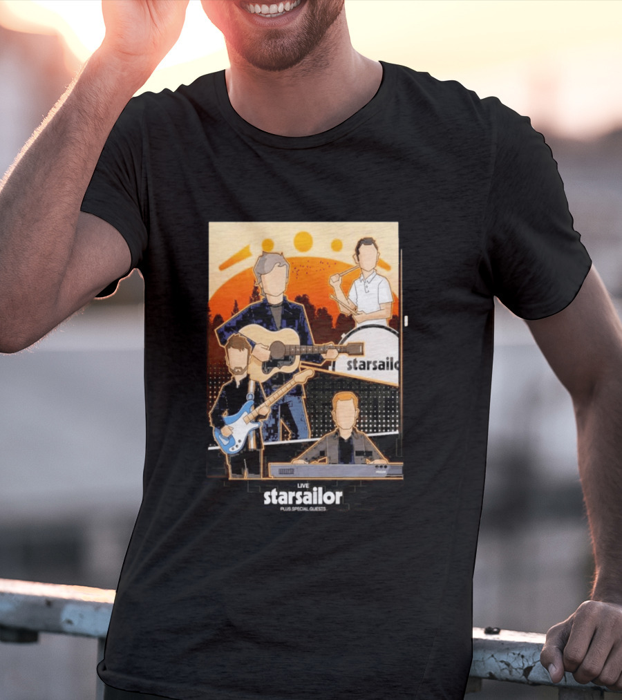 Starsailor Live Plus Special Guests July 25 2026 Old Market Place Warrington Concert Event T-Shirt