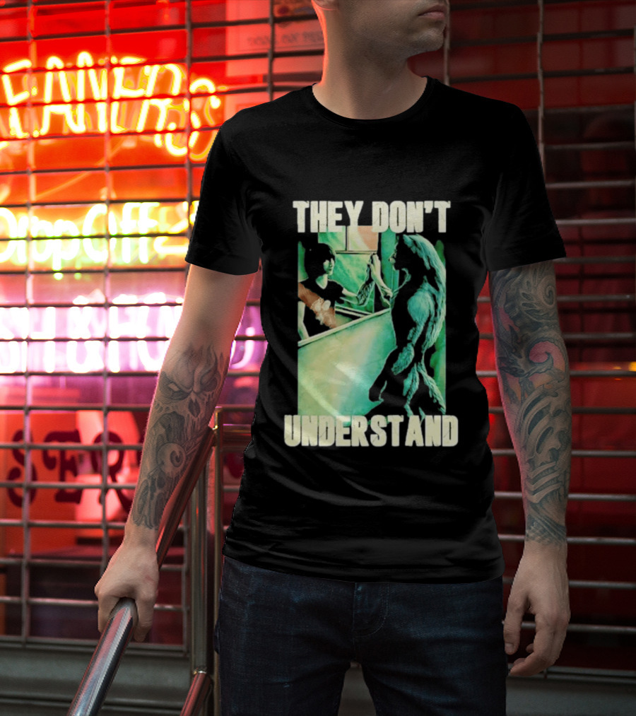 They Don't Understand Werewolf Mirror Reflection T-Shirt