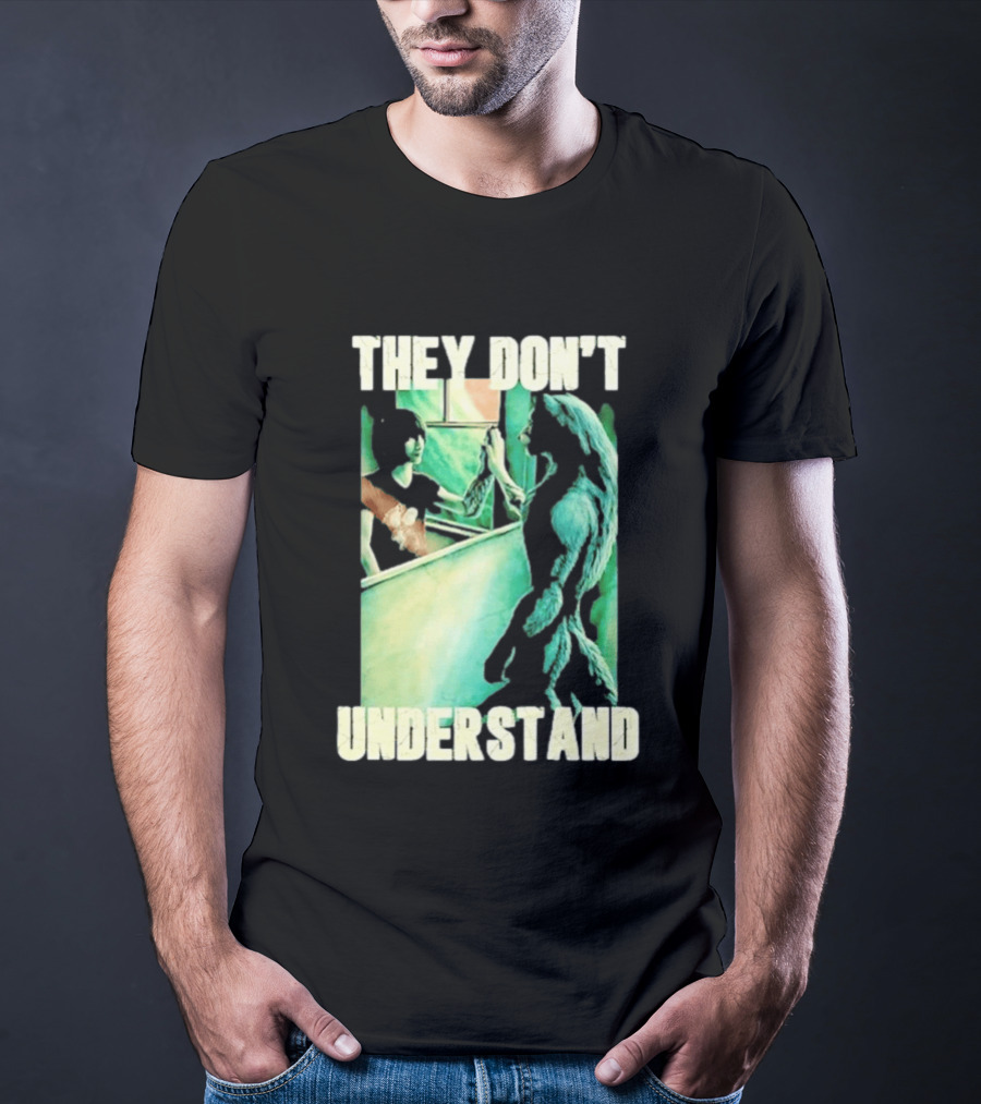 They Don't Understand Werewolf Mirror Reflection T-Shirt