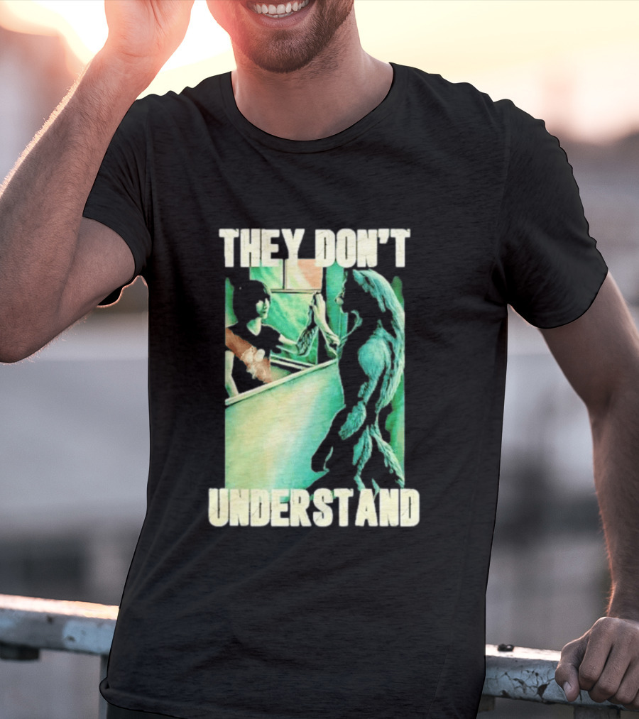 They Don't Understand Werewolf Mirror Reflection T-Shirt