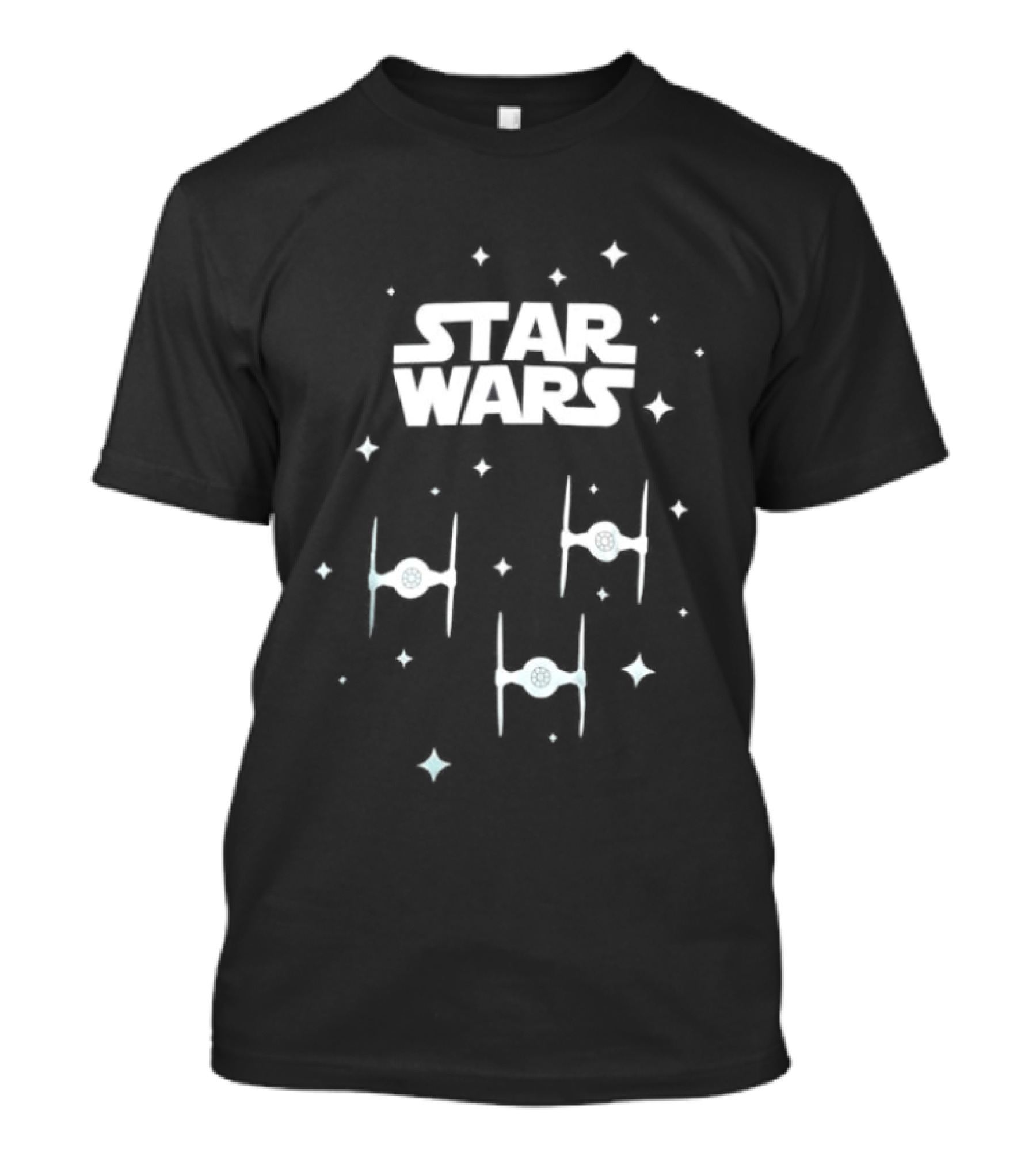 Star Wars TIE Fighter Squadron Dark Side Empire Space Stars T-Shirt