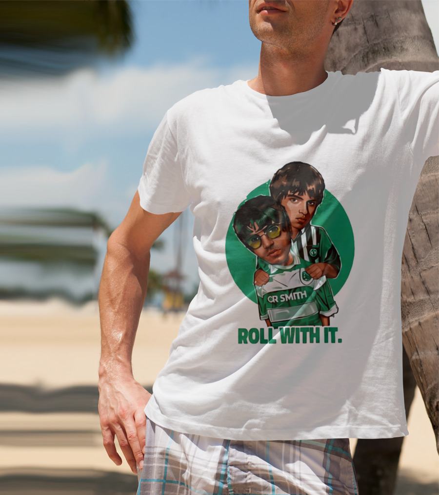 Oasis Roll With It CR Smith Celtic Football Club T-Shirt