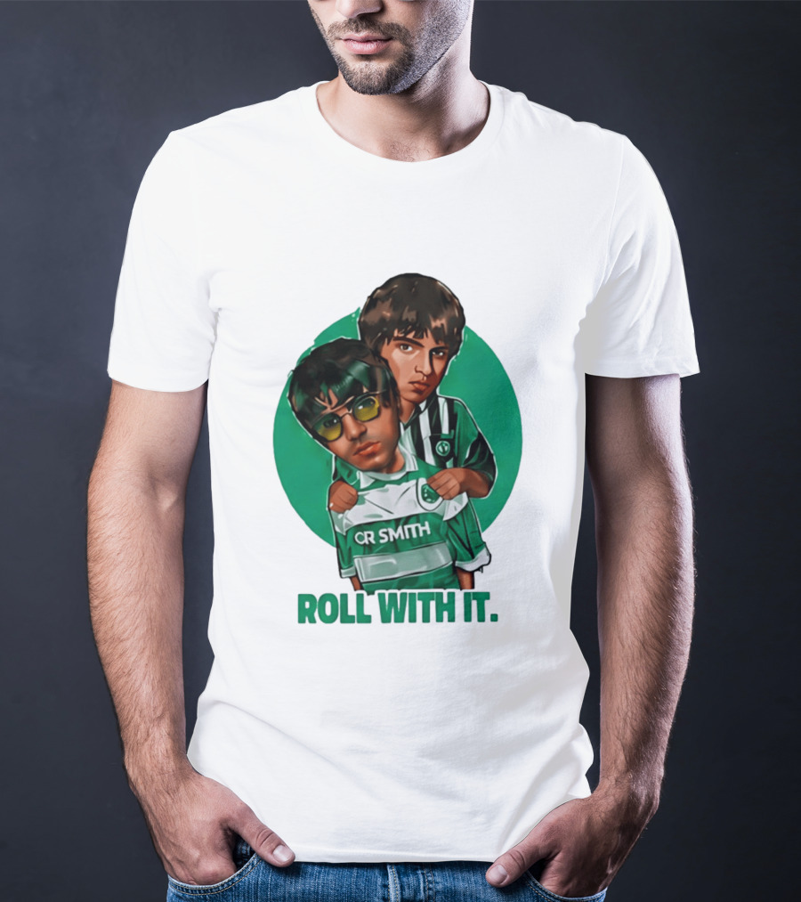 Oasis Roll With It CR Smith Celtic Football Club T-Shirt