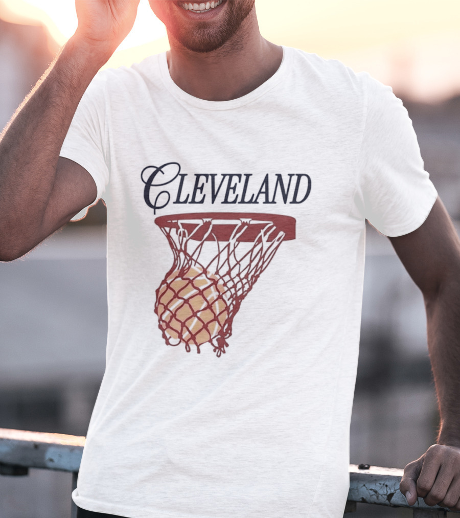 Cleveland Basketball Club Hoop Swish Property Ohio T-Shirt