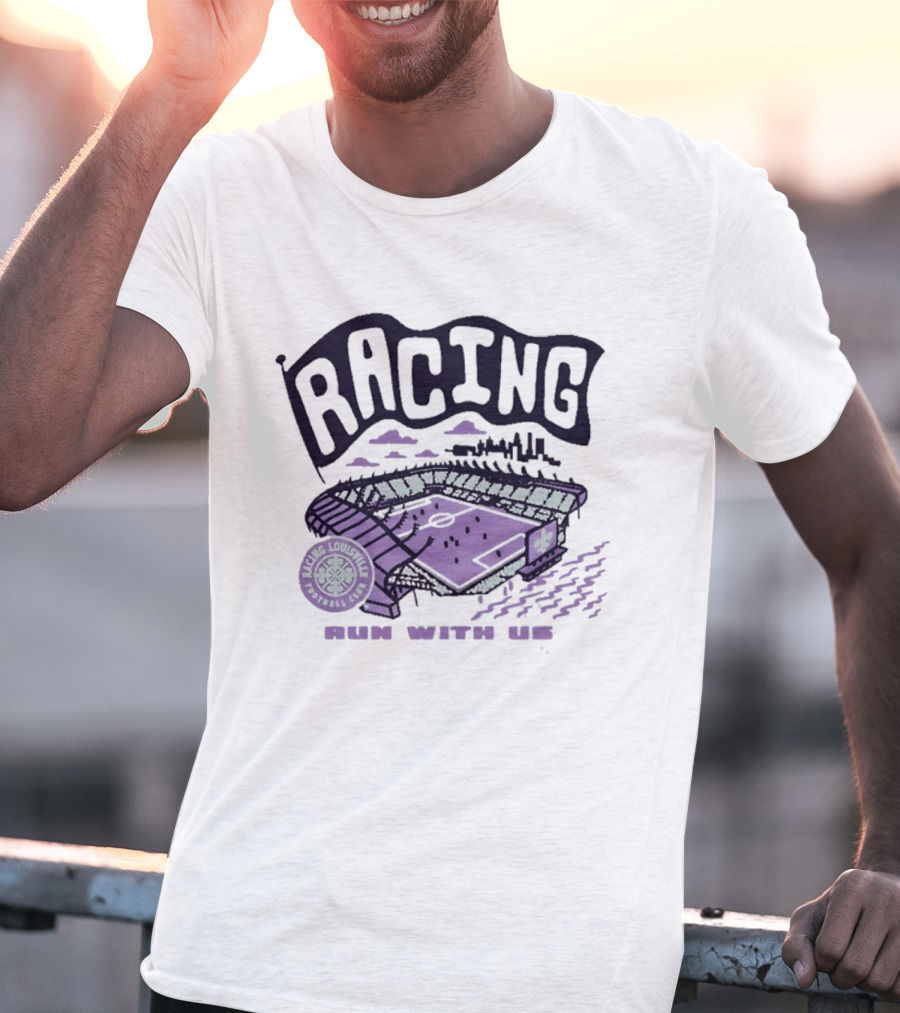 Racing Louisville Football Club Run With Us Stadium T-Shirt