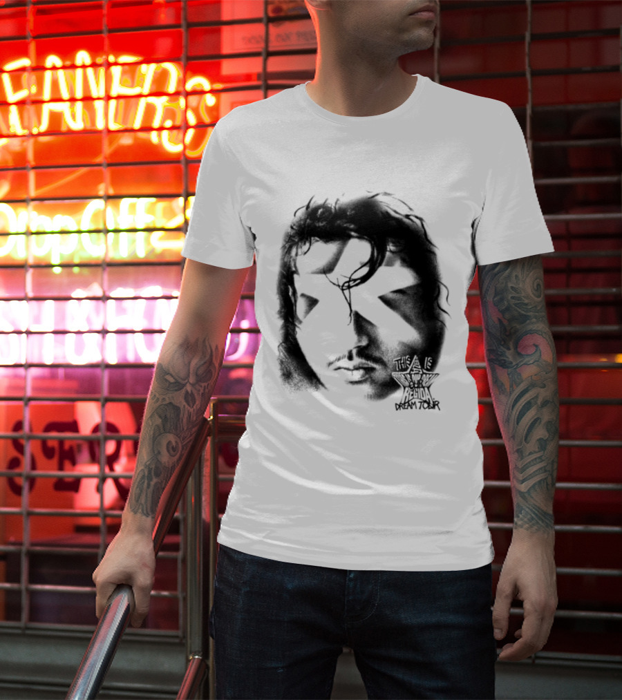 Fuerza Regida Star Face Black T-Shirt