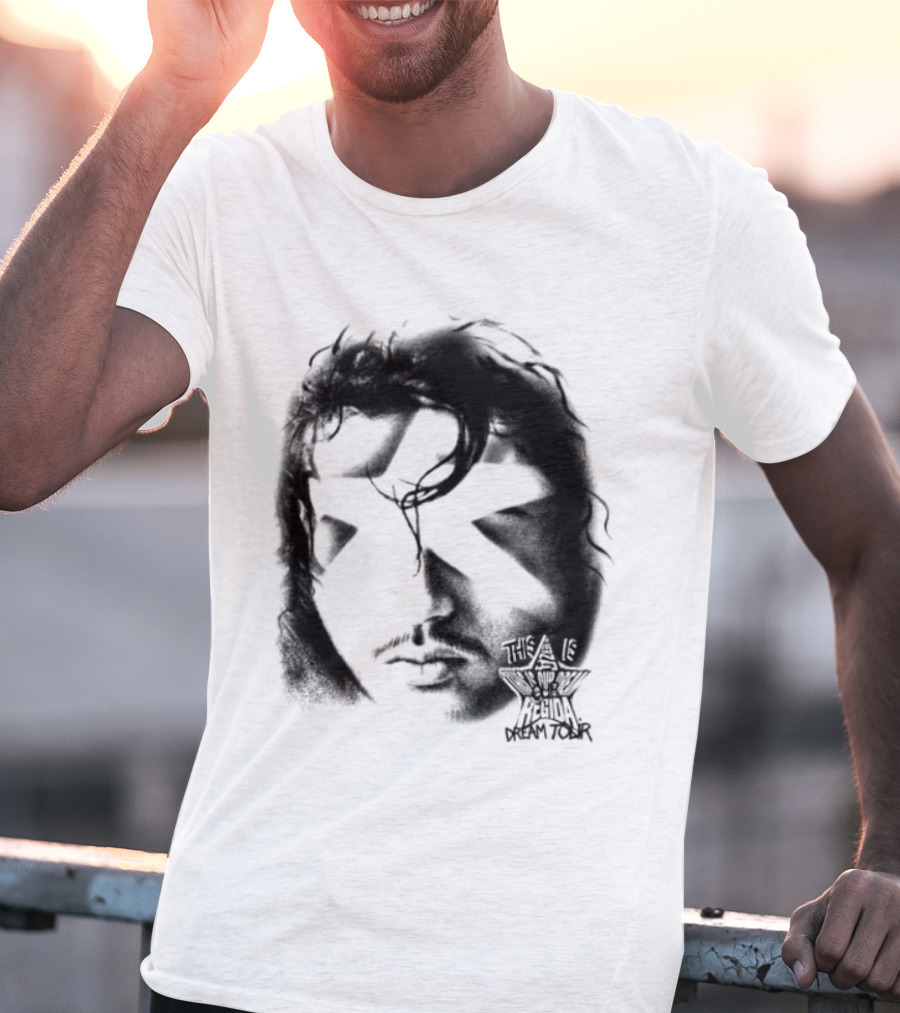 Fuerza Regida Star Face Black T-Shirt